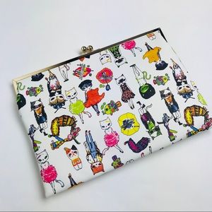Laje Kitty Cat Clutch Purse
